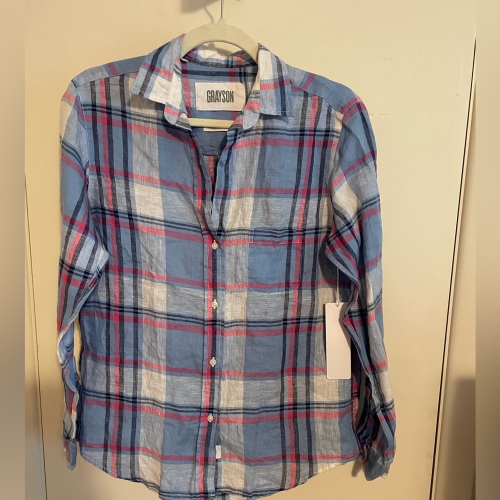 Linen Grayson button down. NWT - image 1